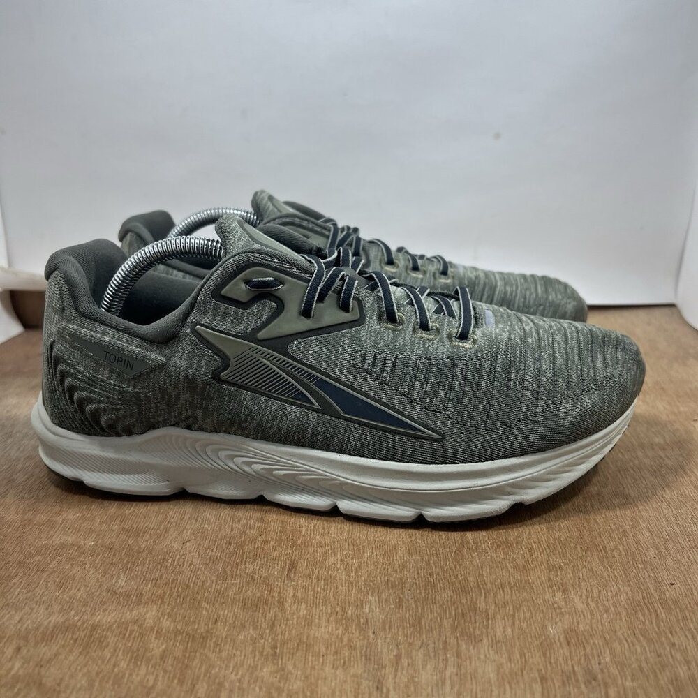 Altra Torin 5 Luxe Men Size 10 Green Running Shoes Knit Walking Gym